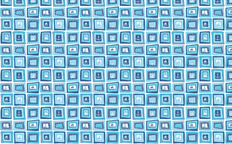 Baby_Boy_Boat fabric by rubysky on Spoonflower - custom fabric