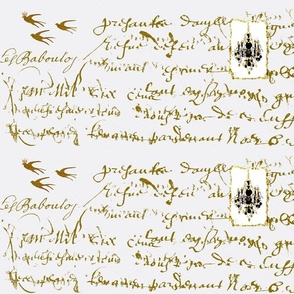 French Script Chandelier