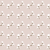Baby Pelouche beige rose