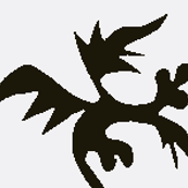 Black Sprigs on White