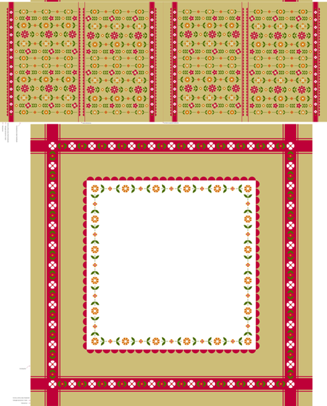 FolkTablecloth fabric by sorensen on Spoonflower - custom fabric