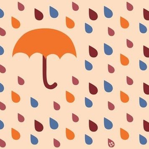 Rain in orange