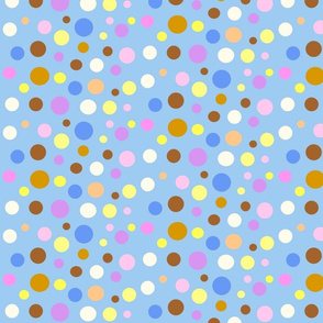 bubbles in blue