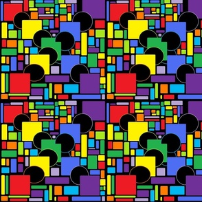 Rainbow Squares and circles
