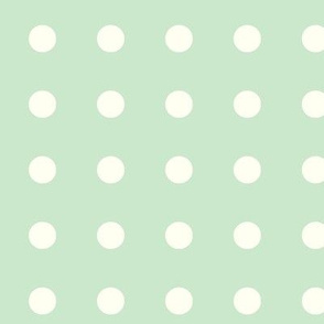 Green and white fabric