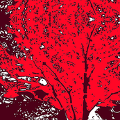red tree
