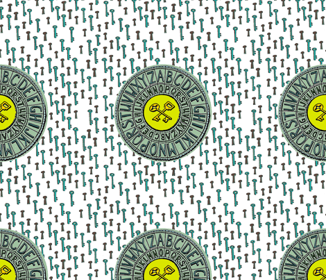 alphabet_decoder_fabric fabric by parksidepalace on Spoonflower - custom fabric