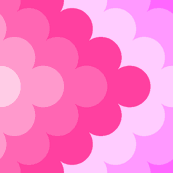 knobbly zigzag - rainbow