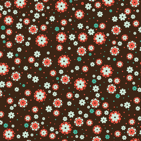 Flowers fabric by mandakay on Spoonflower - custom fabric