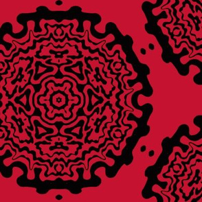 red ornamentic circles 2