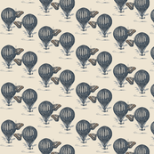 Hot Air Balloon blue mix