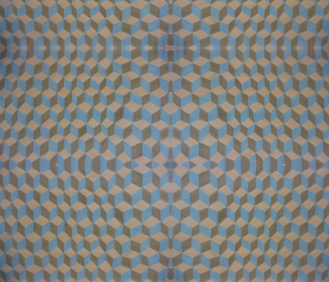 Boxed fabric by Y-Fighter on Spoonflower - custom fabric
