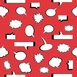Red Comic Book Blurb