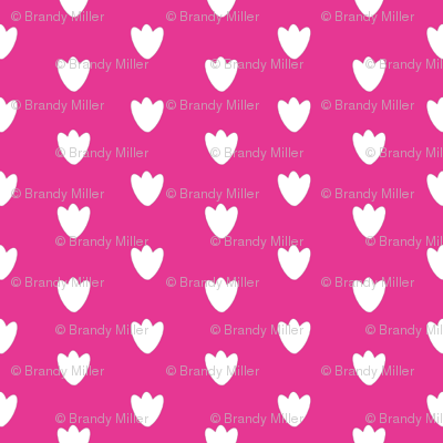 Hot Pink Blossom Dots