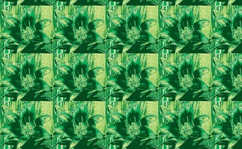 green lily fabric by melodiemw on Spoonflower - custom fabric