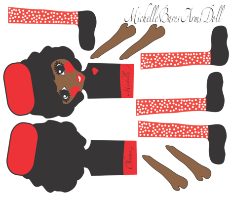 doll fabric by orangefancy on Spoonflower - custom fabric