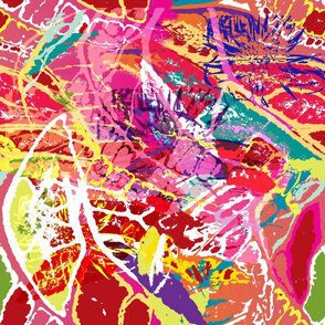 Flower Abstract in Mirror View