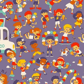 Ice cream kids! (Please zoom in - 35 kids) :D