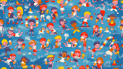 Ice cream kids! | blue