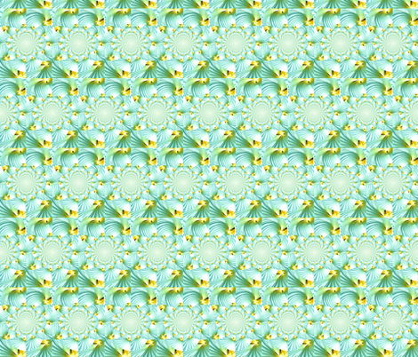 Falling into the Flower II fabric by robin_rice on Spoonflower - custom fabric