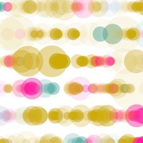 mustard pink bubble rain