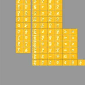 Yellow Periodic Table