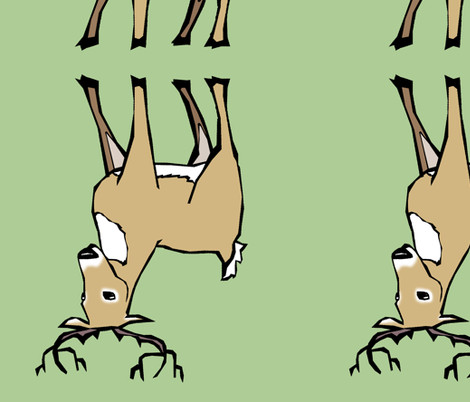 Buck Plush fabric by pond_ripple on Spoonflower - custom fabric