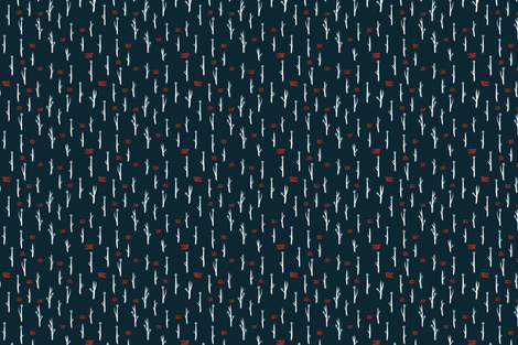 cold twigs fabric by youngcaptive on Spoonflower - custom fabric