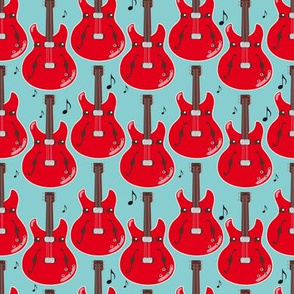 Guitar fabric (orange)