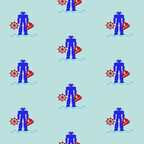 Robot and Beach Toys