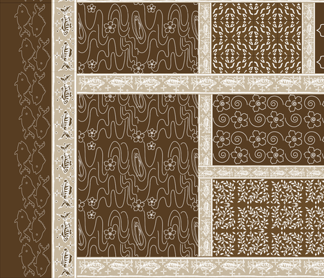 They Are In There Somewhere... fabric by mina on Spoonflower - custom fabric