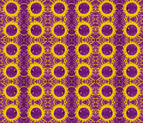 Almost Sunflowers fabric by susaninparis on Spoonflower - custom fabric