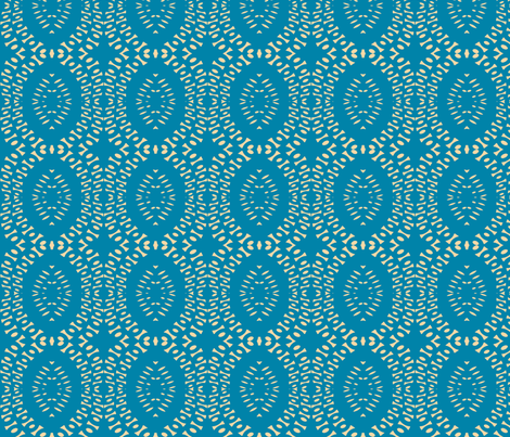 Sue Blue fabric by susaninparis on Spoonflower - custom fabric