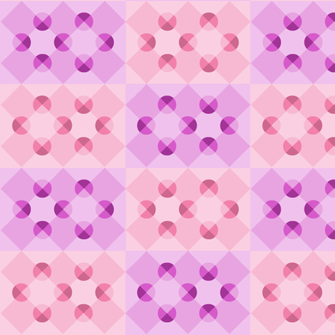 Purple (and Pink) Haze - optical illusion fabric by haleystudio on Spoonflower - custom fabric
