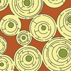 Maze in Rust and Green