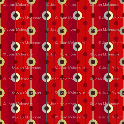 Dots and Stripes in Red