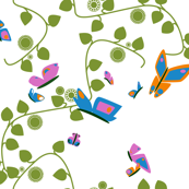 Vines and Butterflies