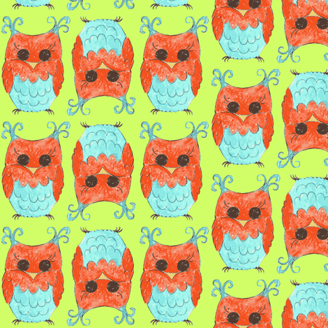 HOOTIE OWL-green