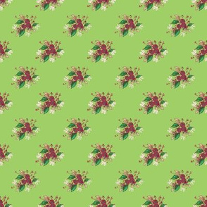 Roses in green