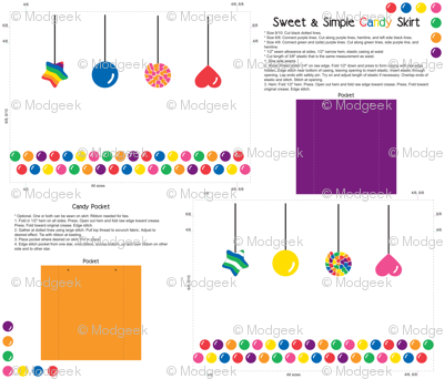 Multi-sized Candy Skirt