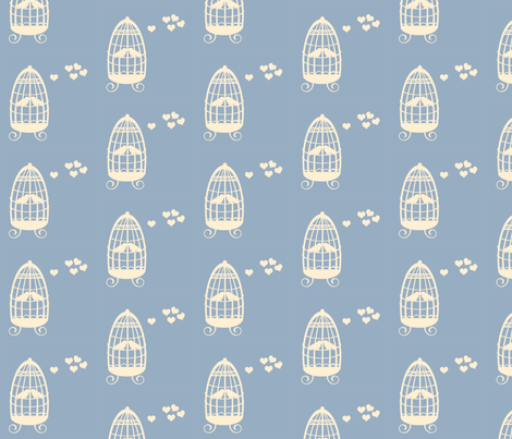 Love Birds fabric by anikabee on Spoonflower - custom fabric