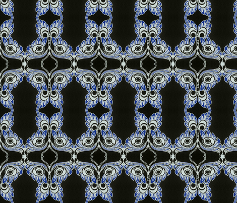 Friendly fiend fabric by edsel2084 on Spoonflower - custom fabric