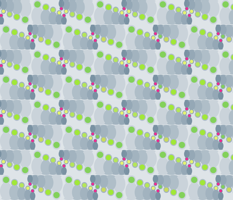 Grey matryoska fabric by littlemacaroon on Spoonflower - custom fabric