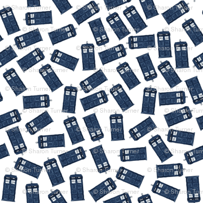 teeny tossed tardis 