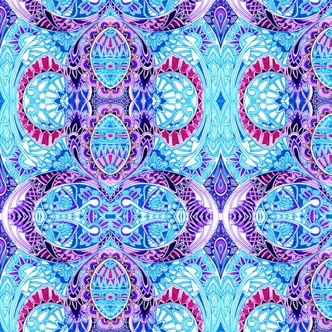 Easter Egg Tribe fabric by edsel2084 on Spoonflower - custom fabric