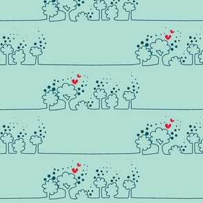 Bubbletree blue