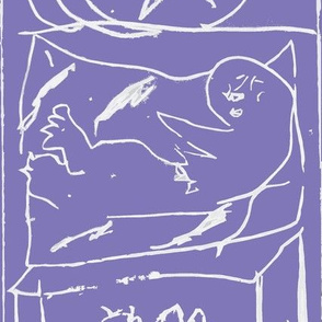 Southern Gothic Cat Napping by the Light of the Moon and the North Star