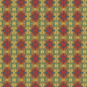 Cross Tile Teal Tiny