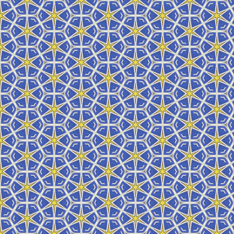 Sabini's Stars fabric by siya on Spoonflower - custom fabric