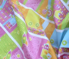Robot Twirly Skirt (with plushie & mini bag)